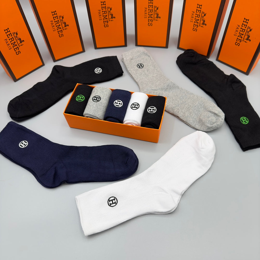 235QH31SDE Stylish socks(5 pairs )