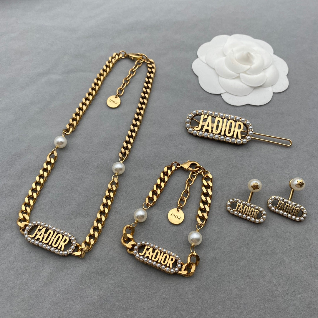 14D338XDE Stylish Earrings Brooch Bracelets Necklaces