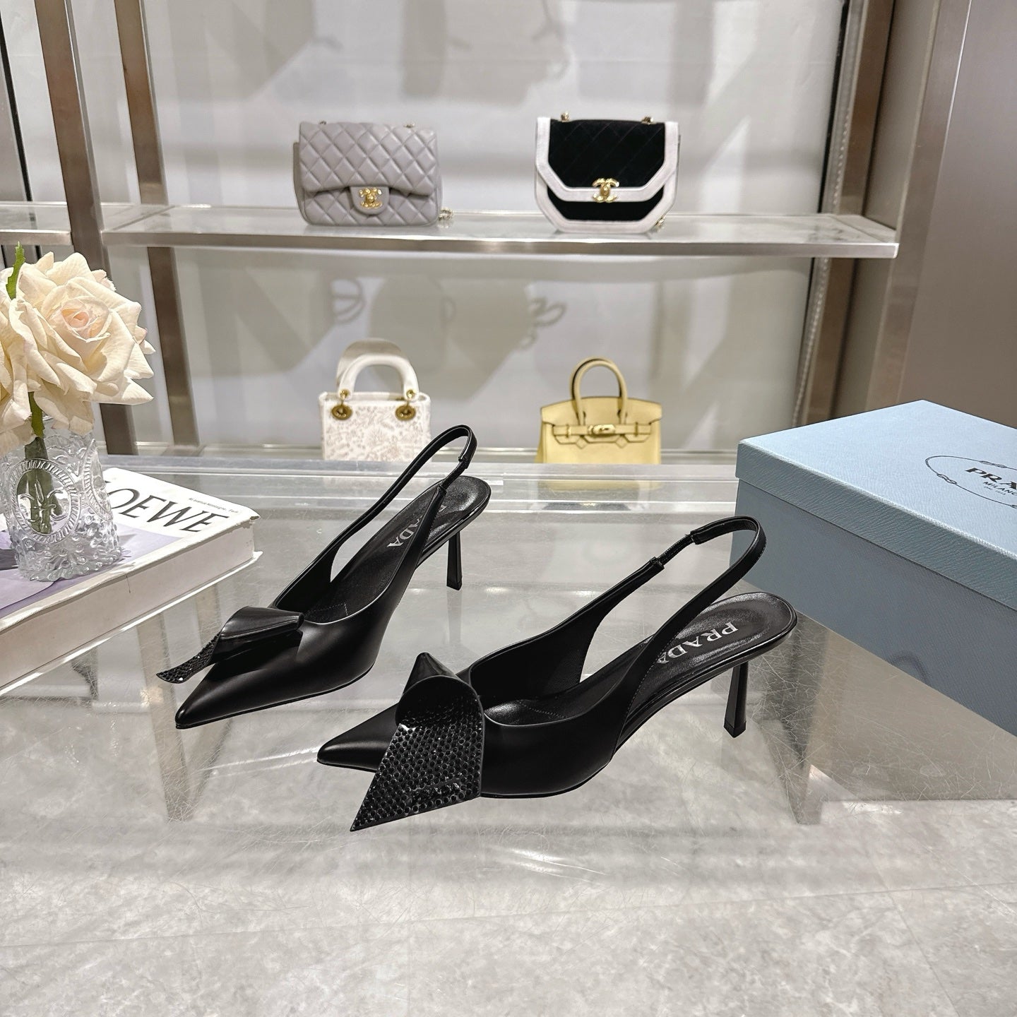 255QP41ZDE Stylish leather High heels