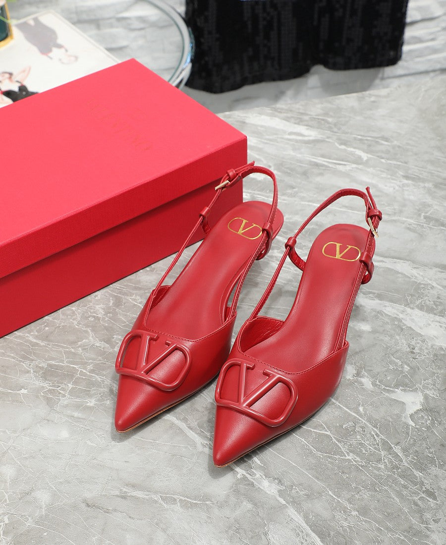 245RVL19ZDE Stylish leather High heels