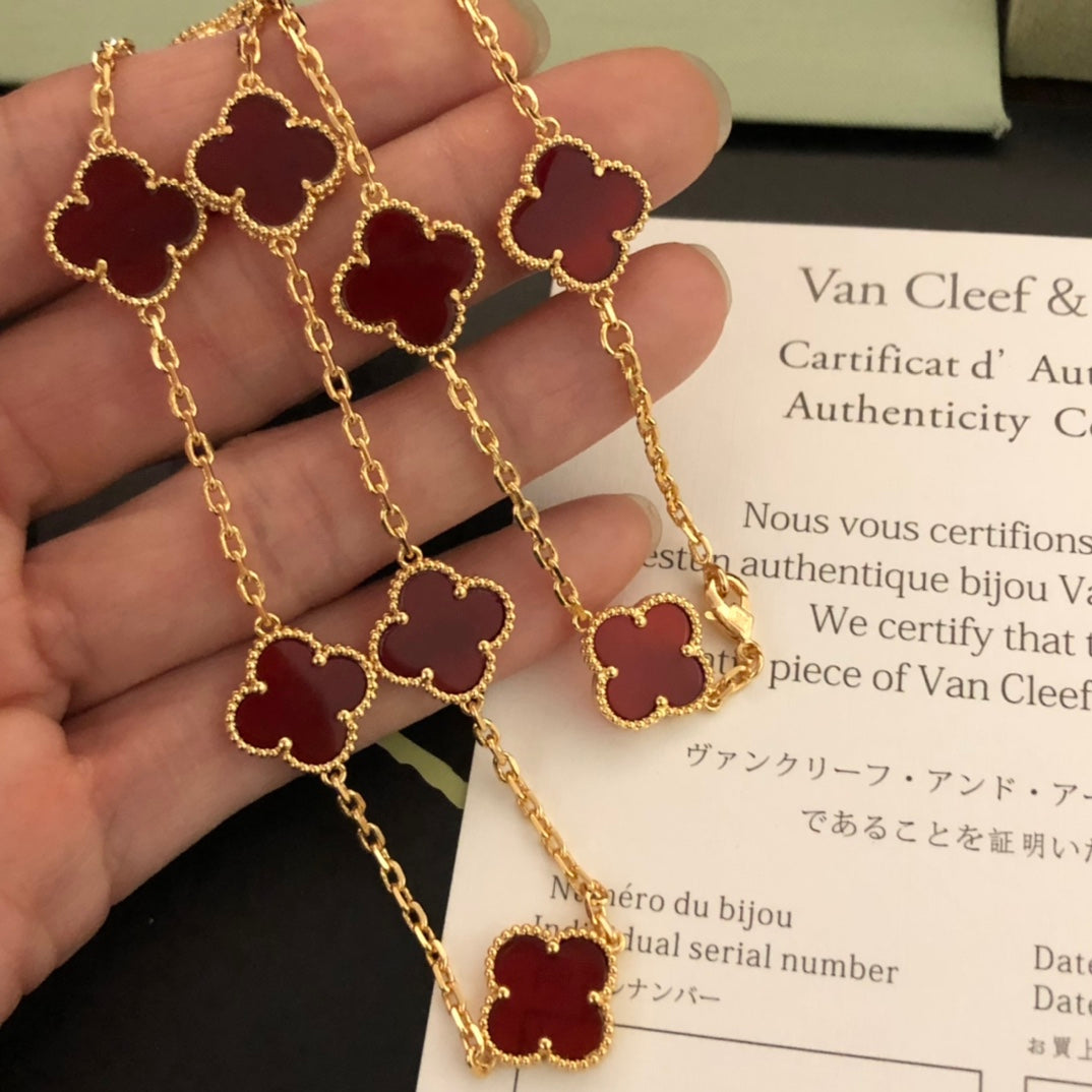 5XVA181XDE Stylish 10 flowers necklaces
