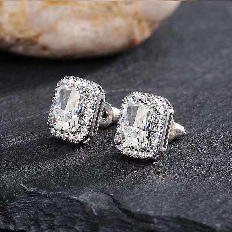 PYA48EDE Stylish Diamond Earrings High Quality Wedding Earrings