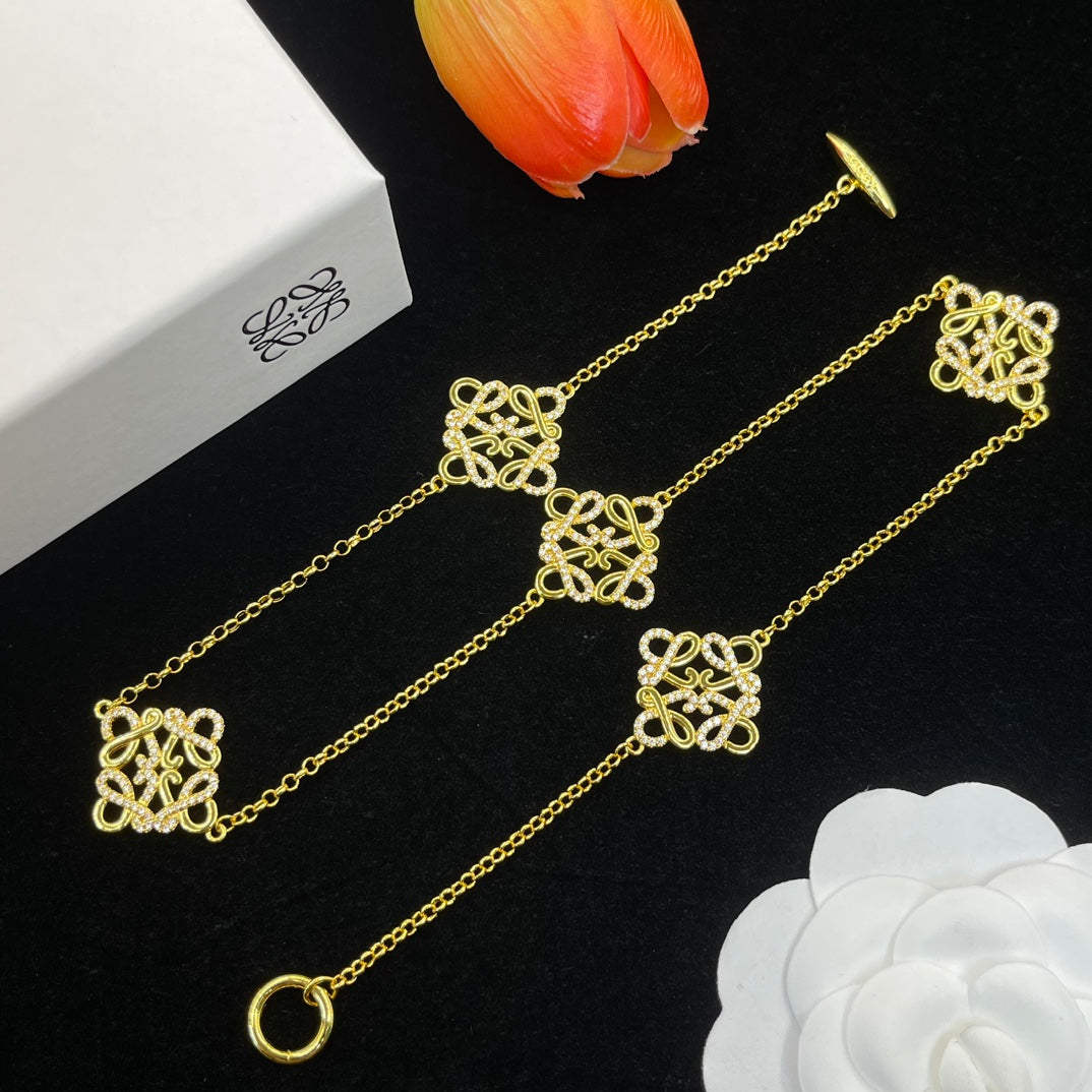 14A756KDE Stylish Earrings Bracelets Necklaces
