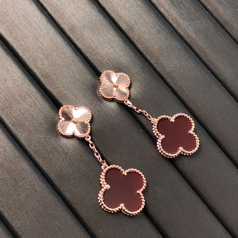 5XVA190KDE Stylish 6 flowers bracelets+2 flowers earrings