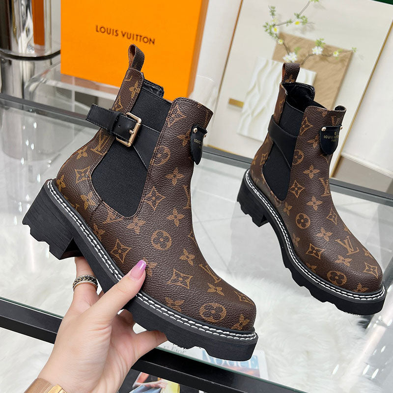JE1XDE Stylish leather boots