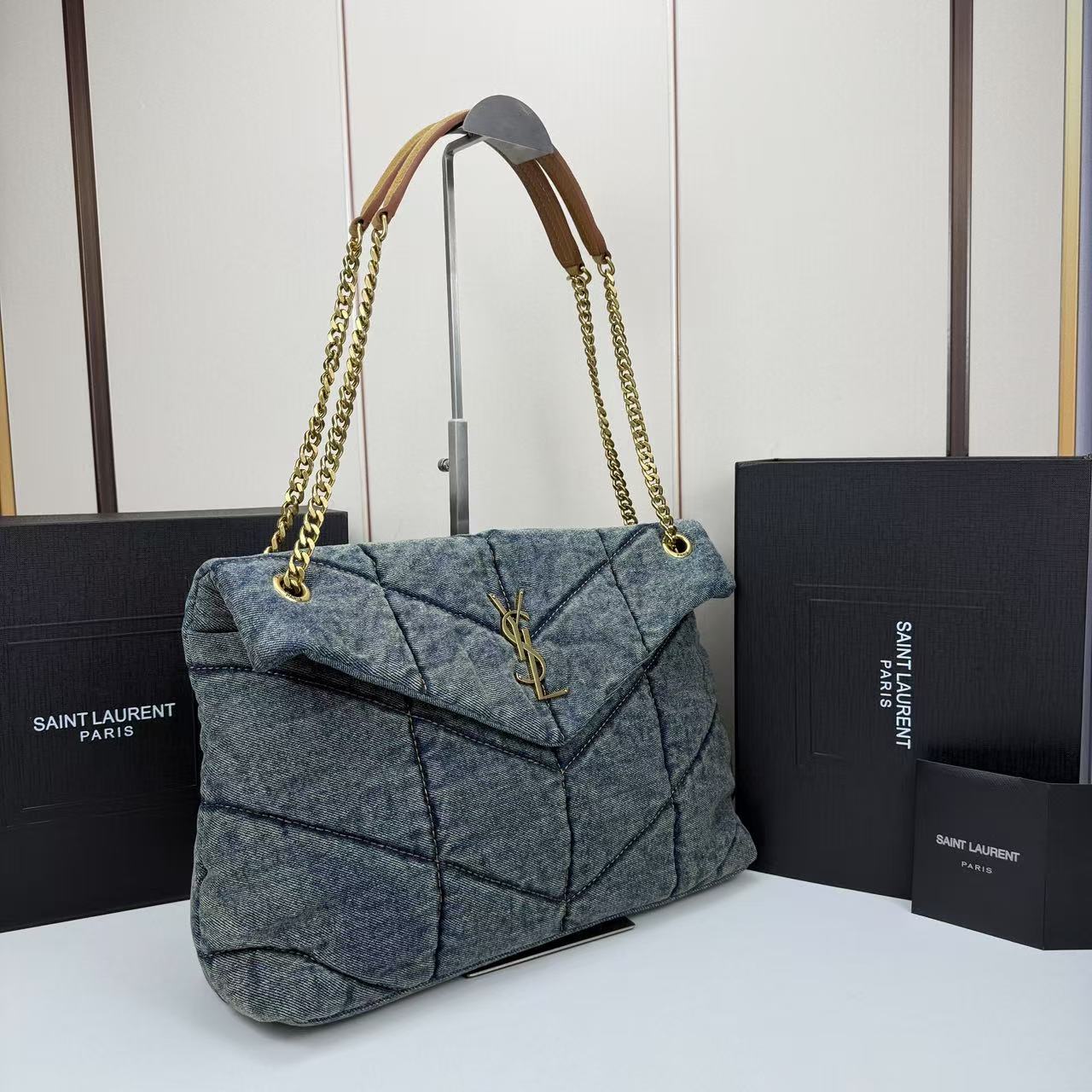 15RSL17BDE Stylish denim bags