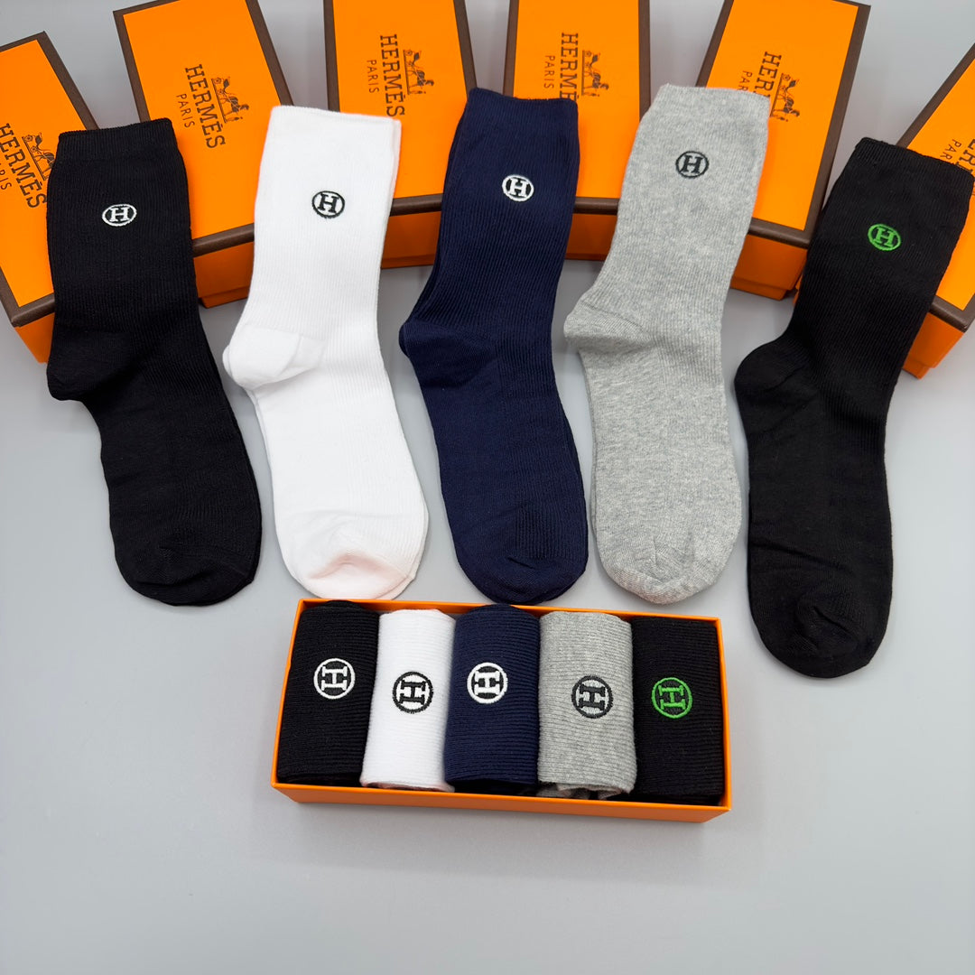 235QH31SDE Stylish socks(5 pairs )