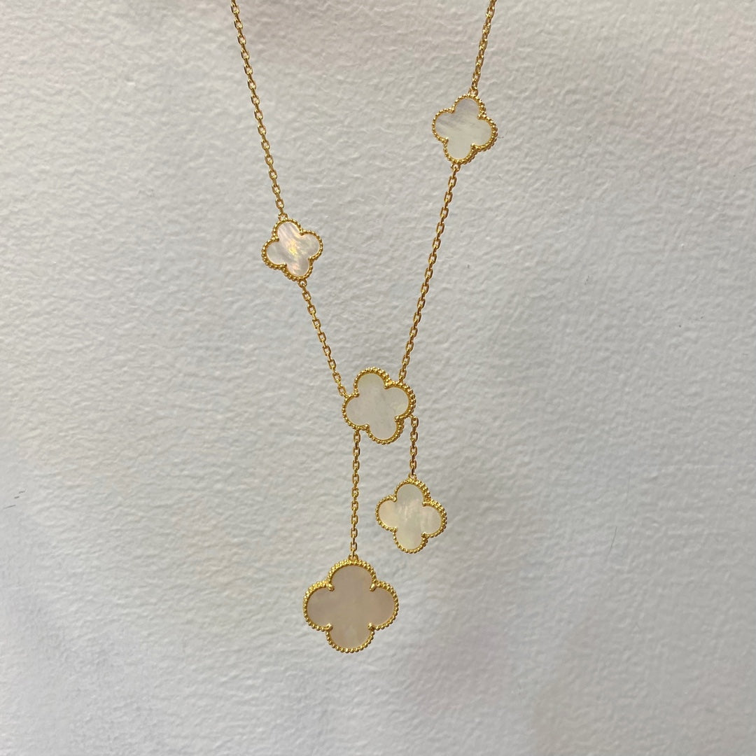 5XVA182KDE Stylish 6 flowers necklaces