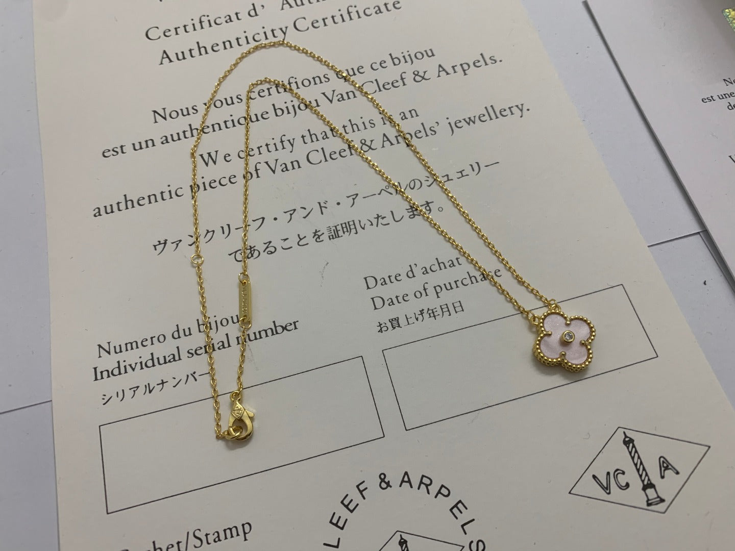 5XVA185XDE Stylish 1 flower necklace