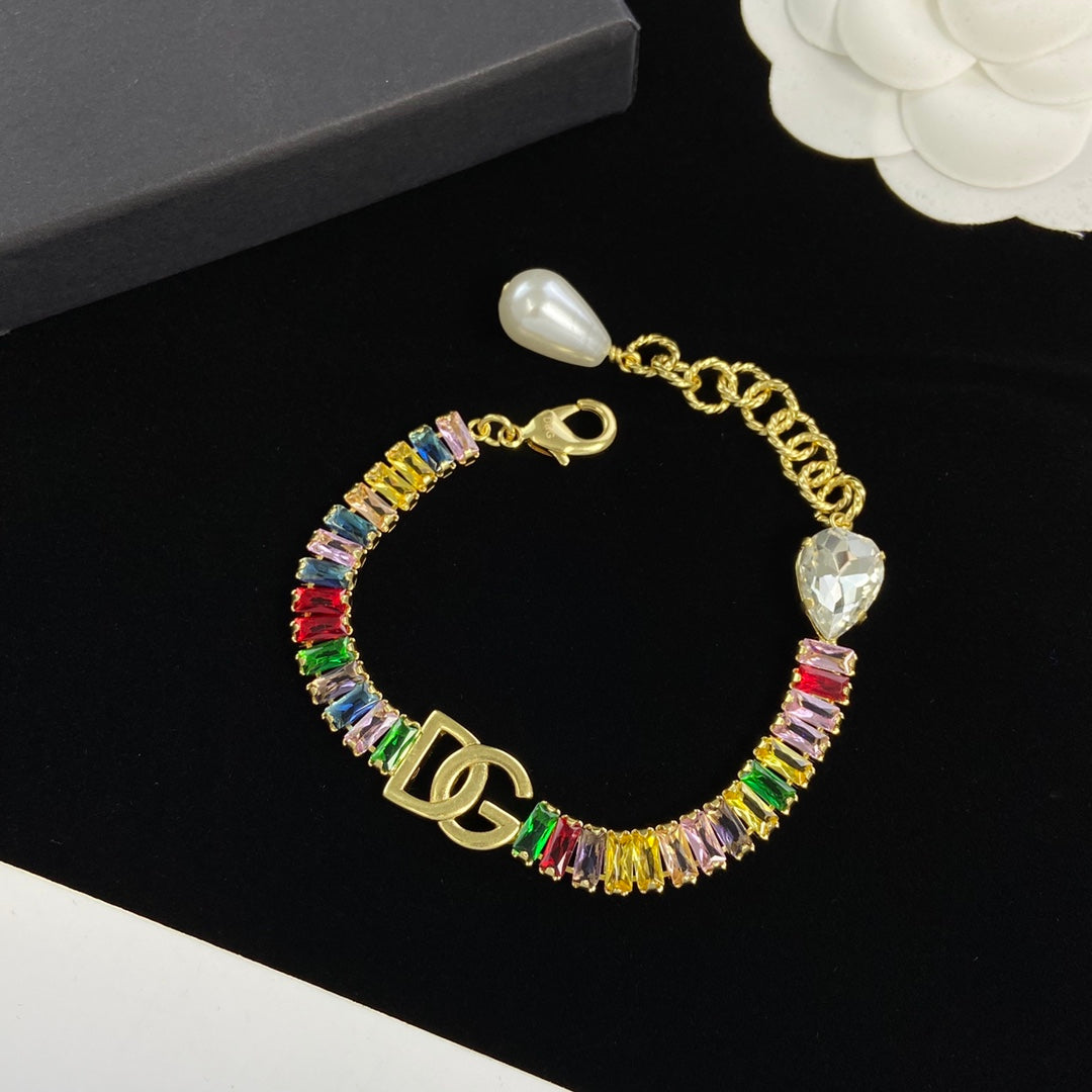 1NA148XDE Stylish necklace bracelet earrings