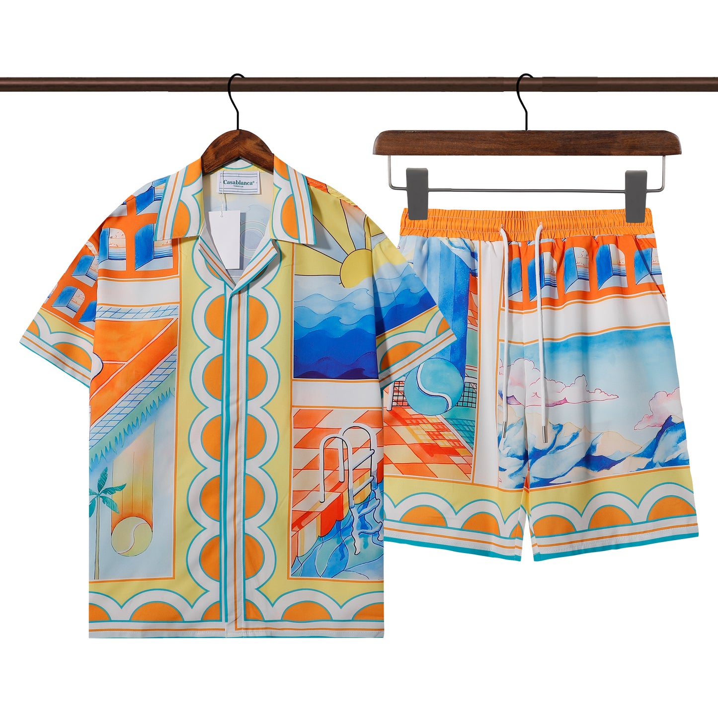 135RA138UDE Stylish shirt and shorts set