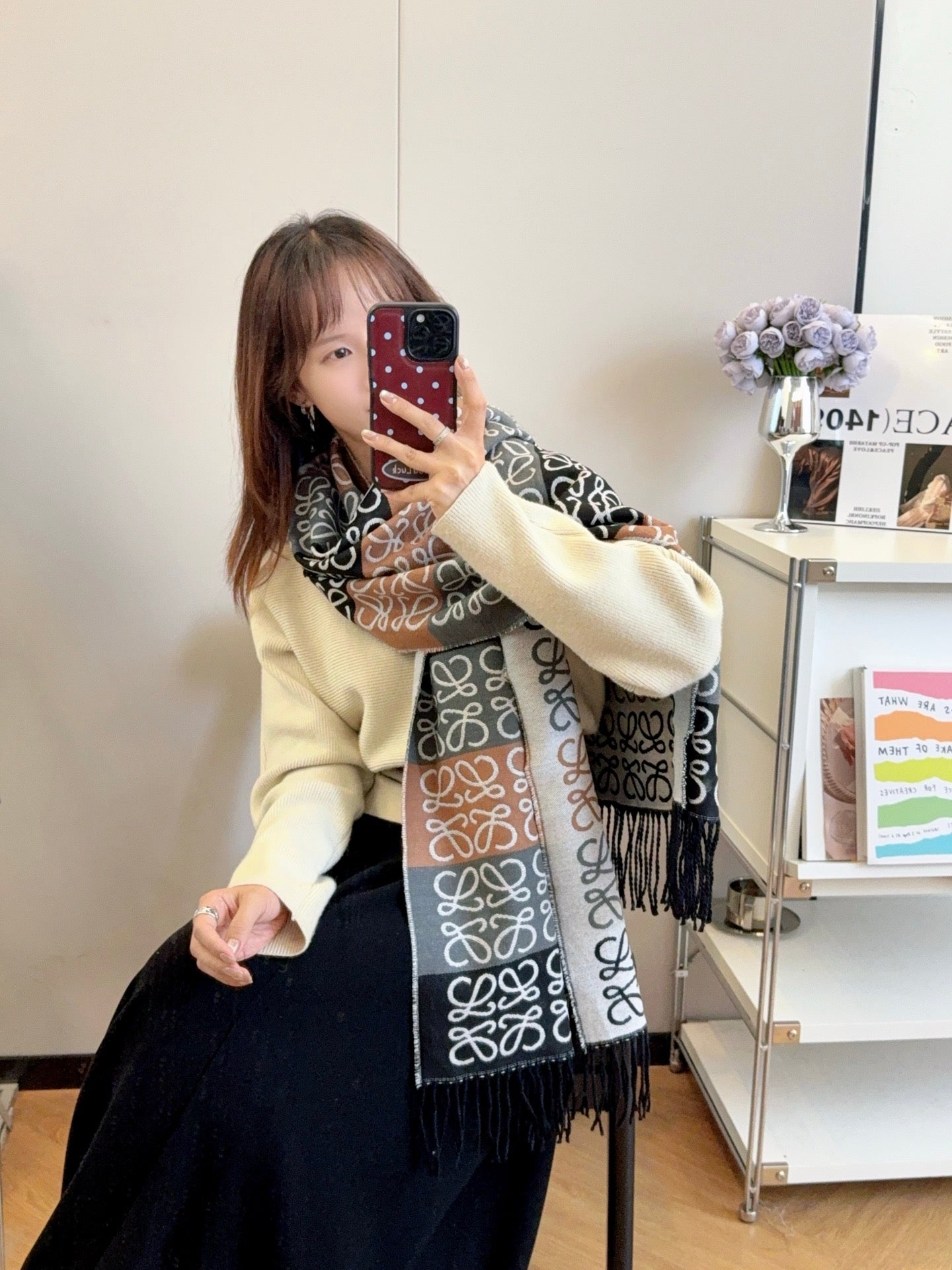175RA42WDE Stylish Winter Scarves