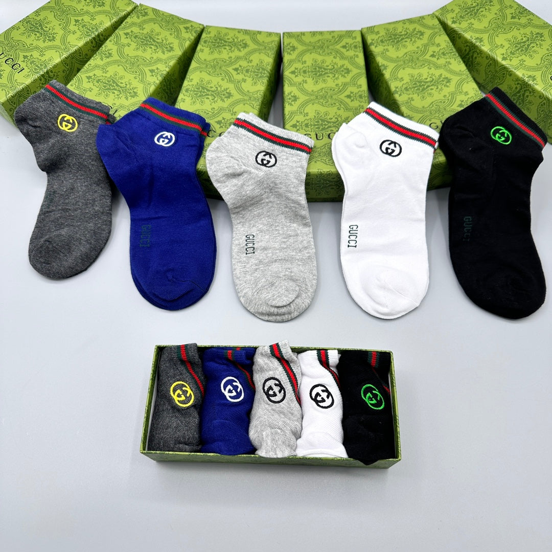235QB62SDE Stylish socks(5 pairs )