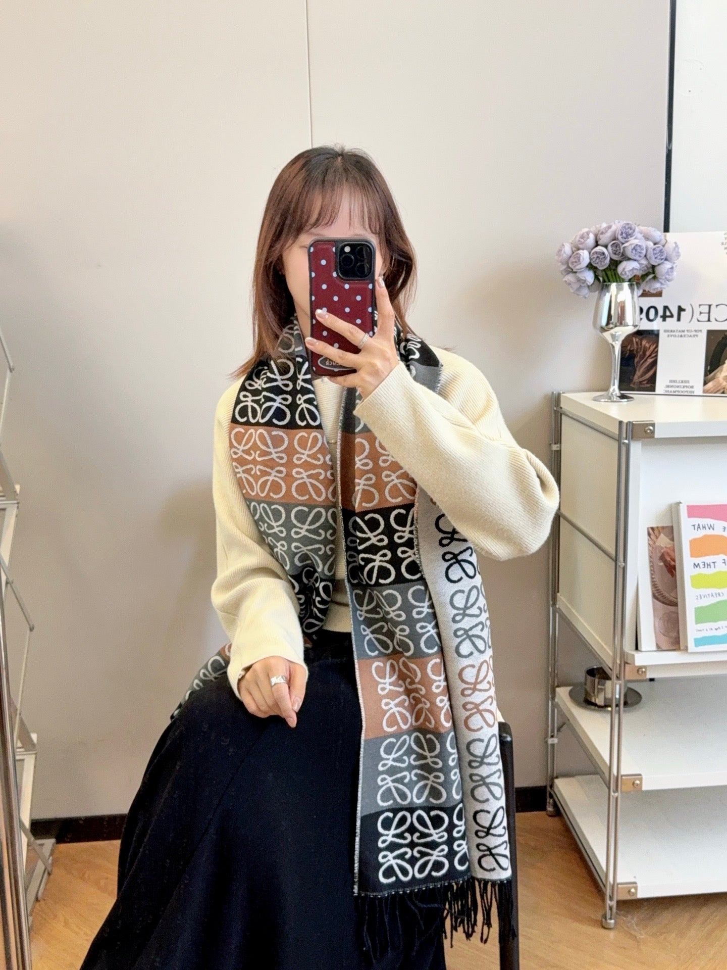 175RA42WDE Stylish Winter Scarves