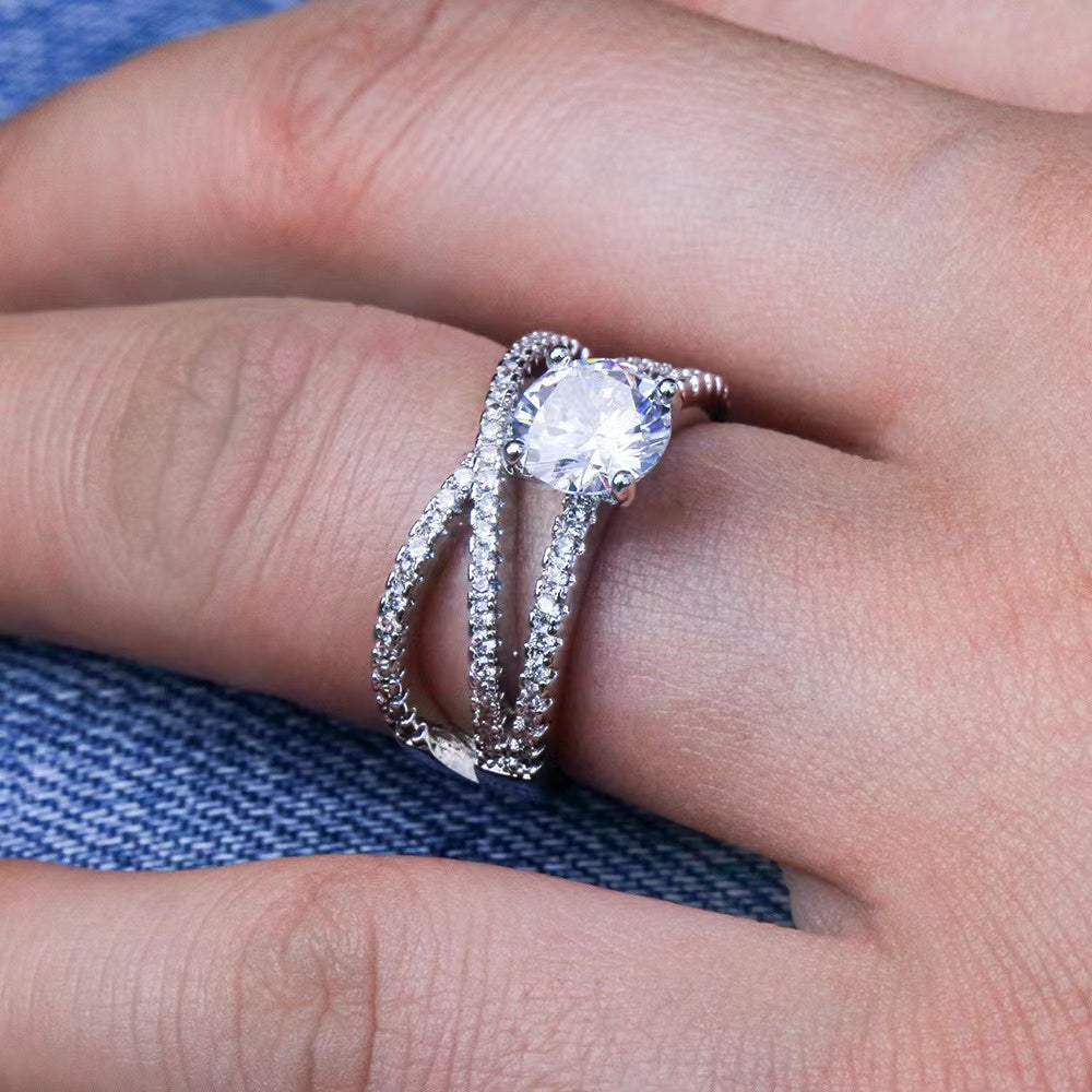 PYA4JDE Stylish Diamond Ring High Quality Wedding Ring
