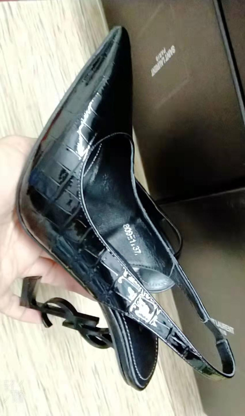 2XSL157ZDE Stylish leather high heels(10.5cm)