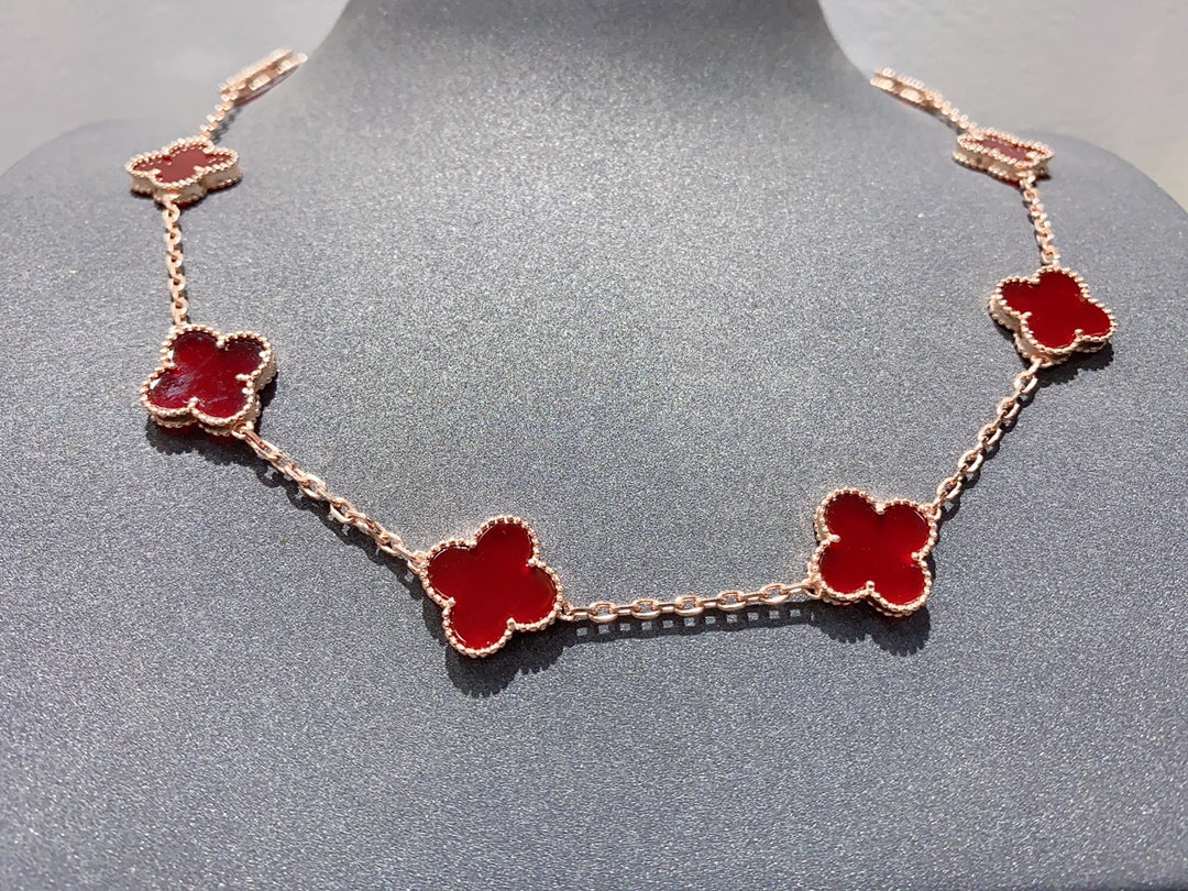 5XVA181XDE Stylish 10 flowers necklaces