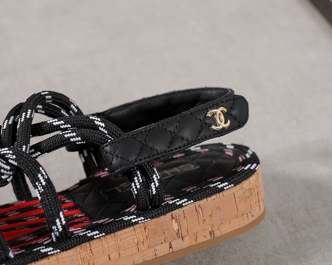 245RC11ZDE Stylish genuine leather sandals