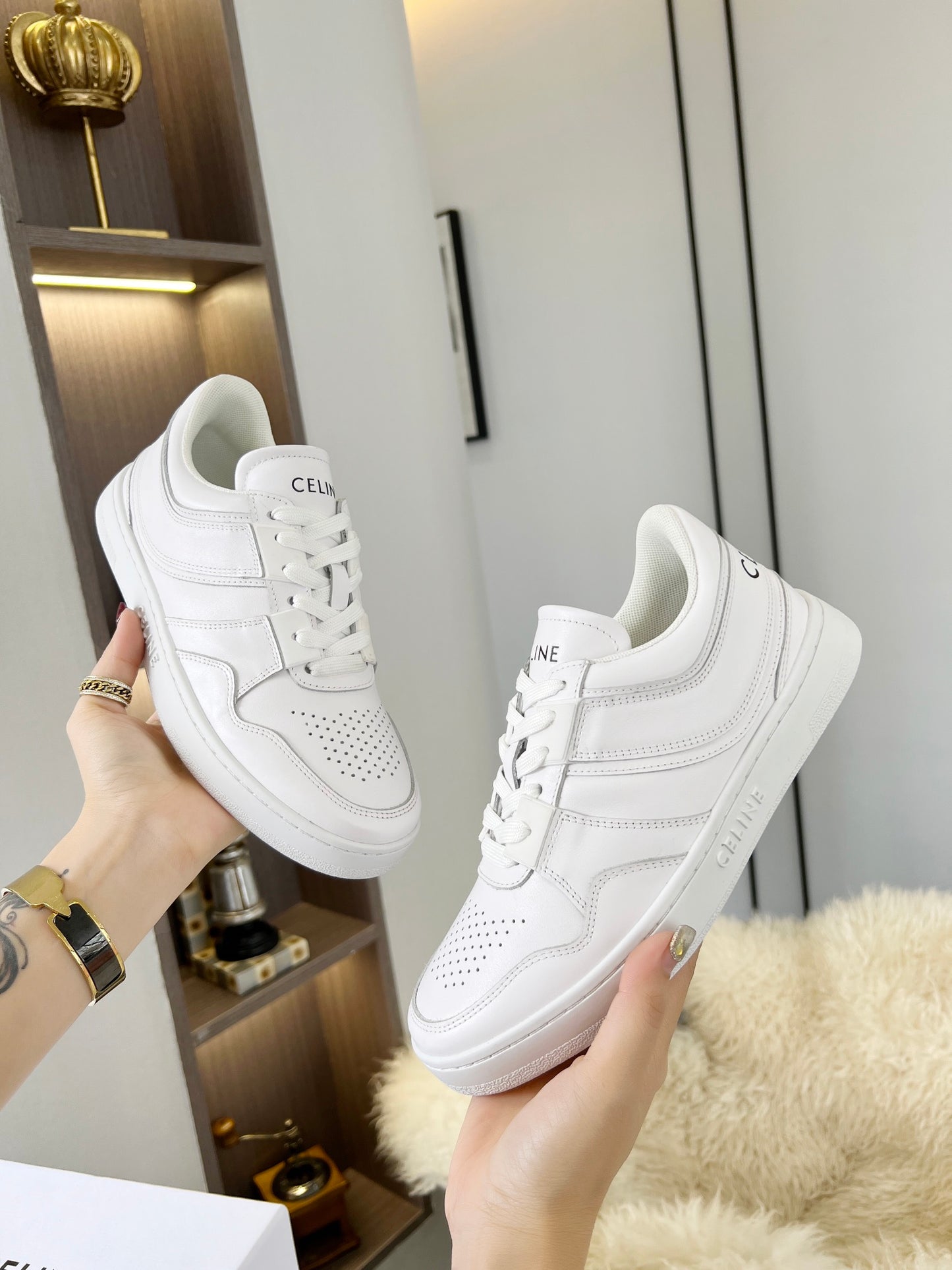 JCL1ZDE Stylish leather Sneakers