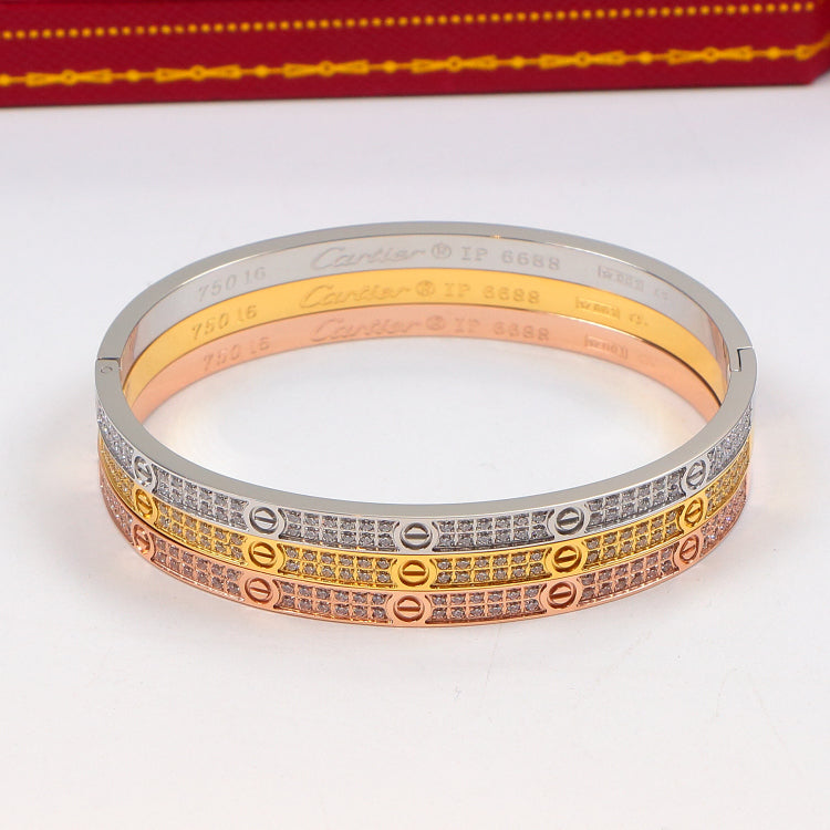 PK2KDE Stylish 2-row diamond bracelet