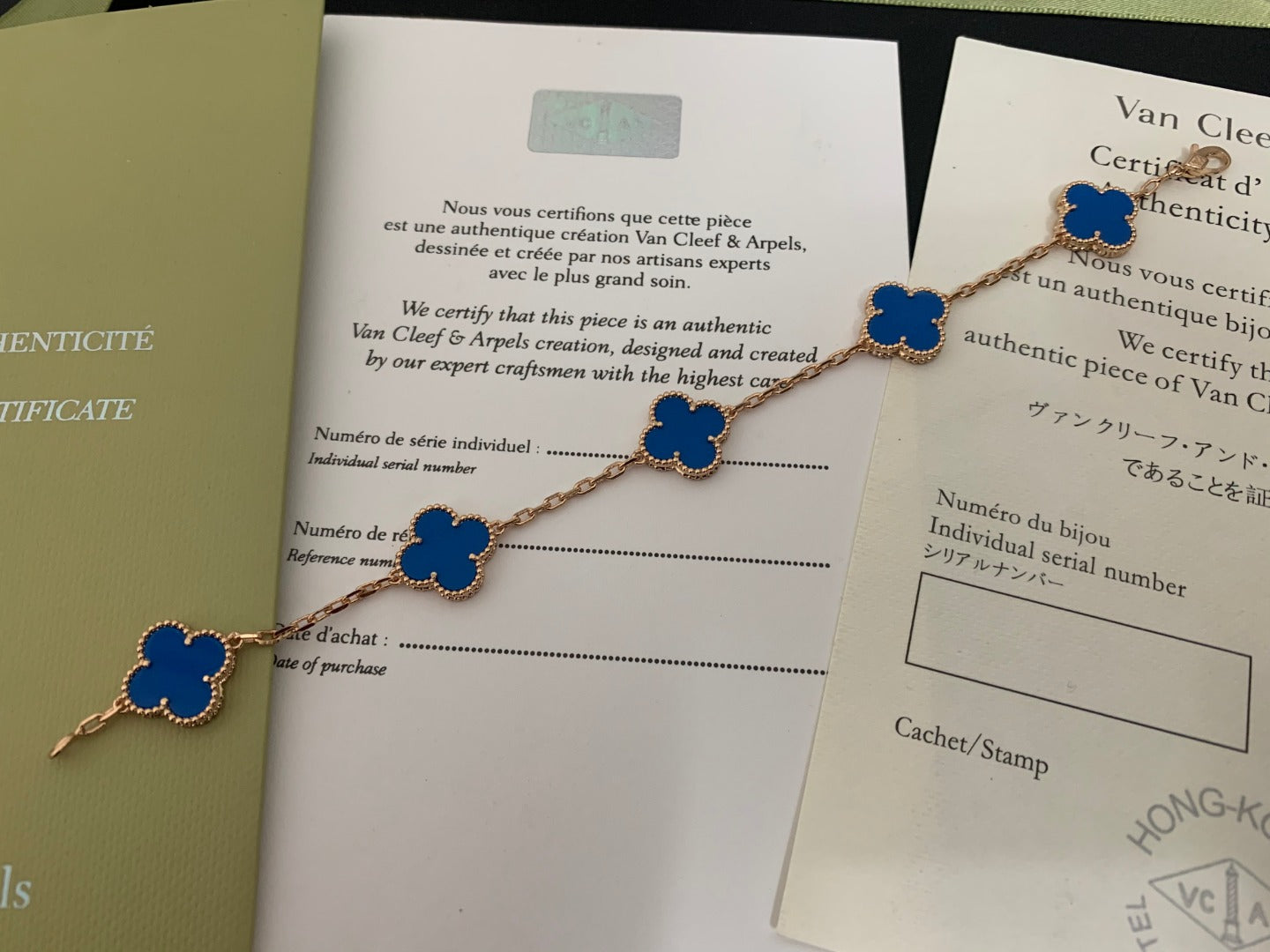 5XVA180KDE Stylish bracelets 5 flowers normal size1.5cm flower