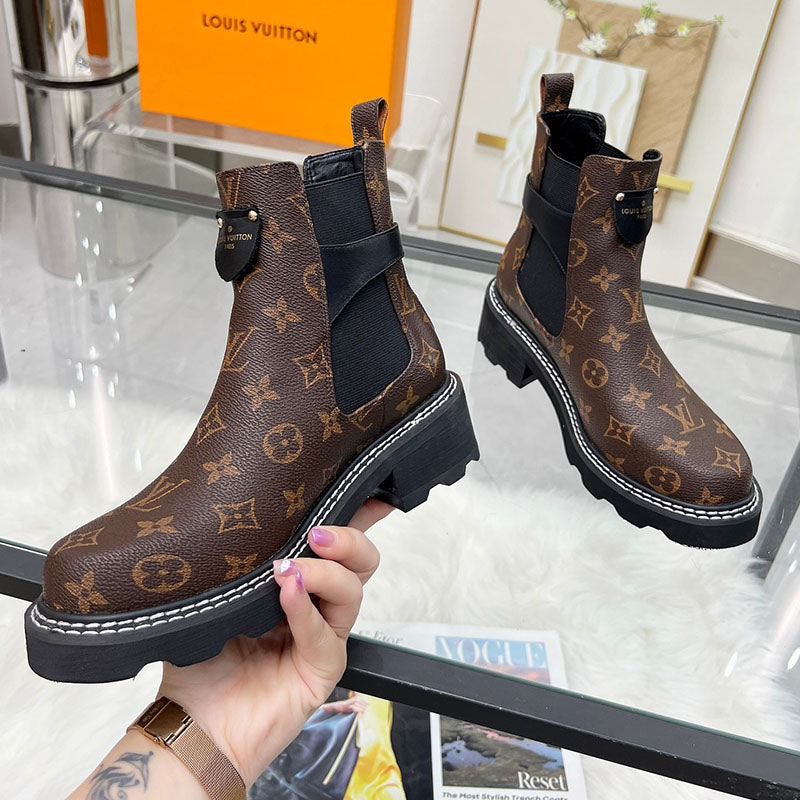 JE1XDE Stylish leather boots