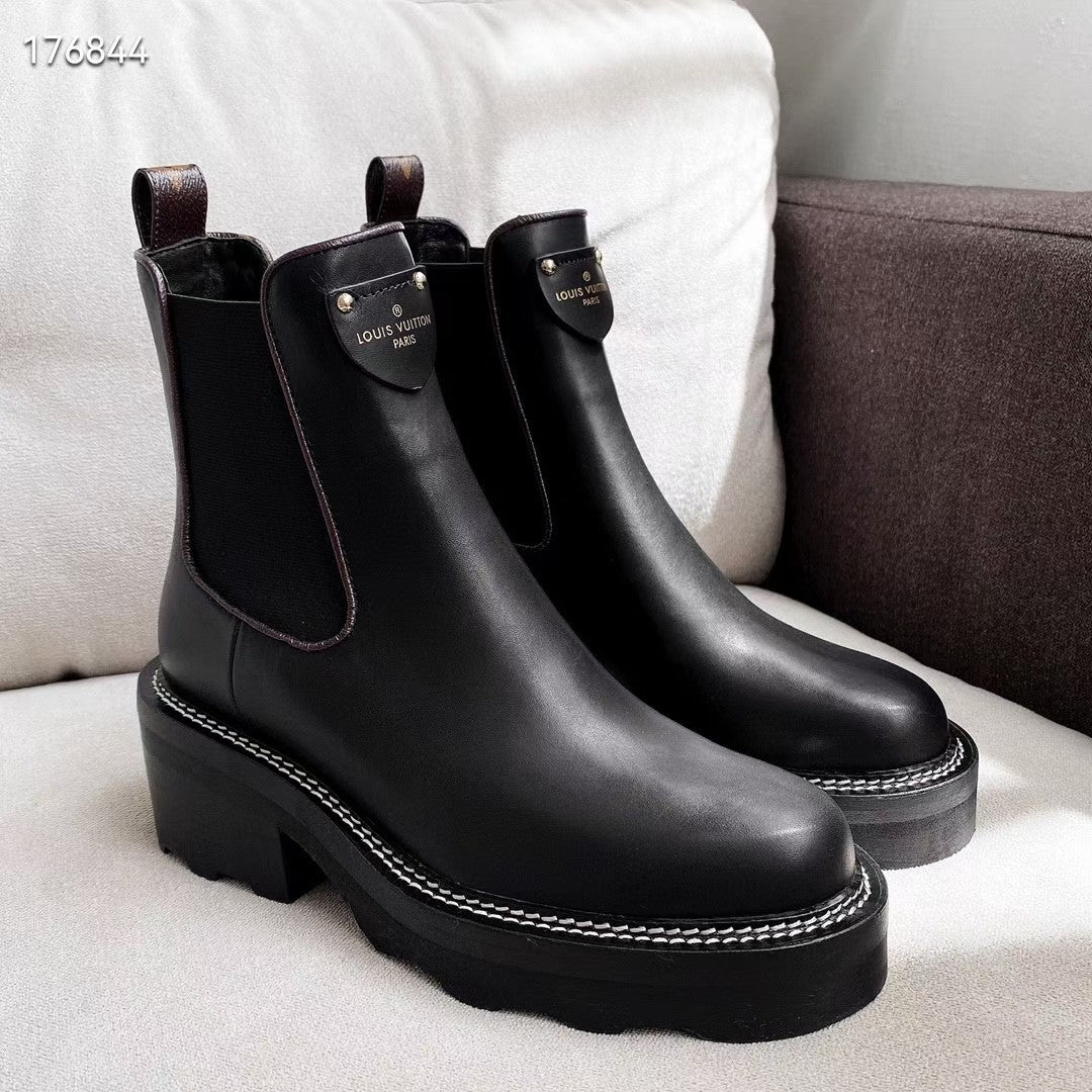 JE1XDE Stylish leather boots