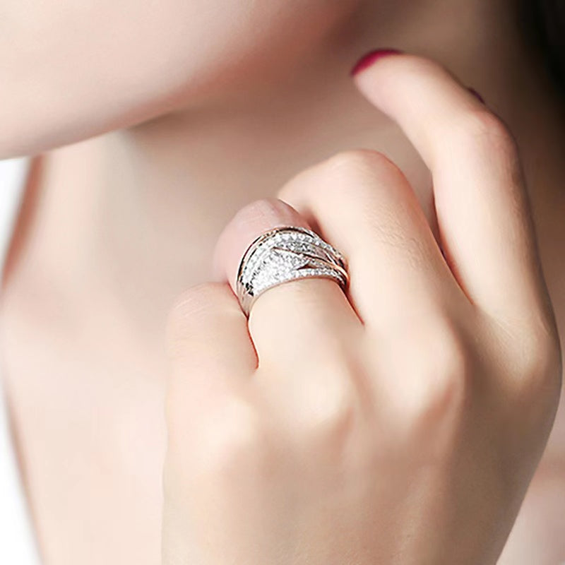 PYA19JDE Stylish Diamond Ring High Quality Wedding Ring