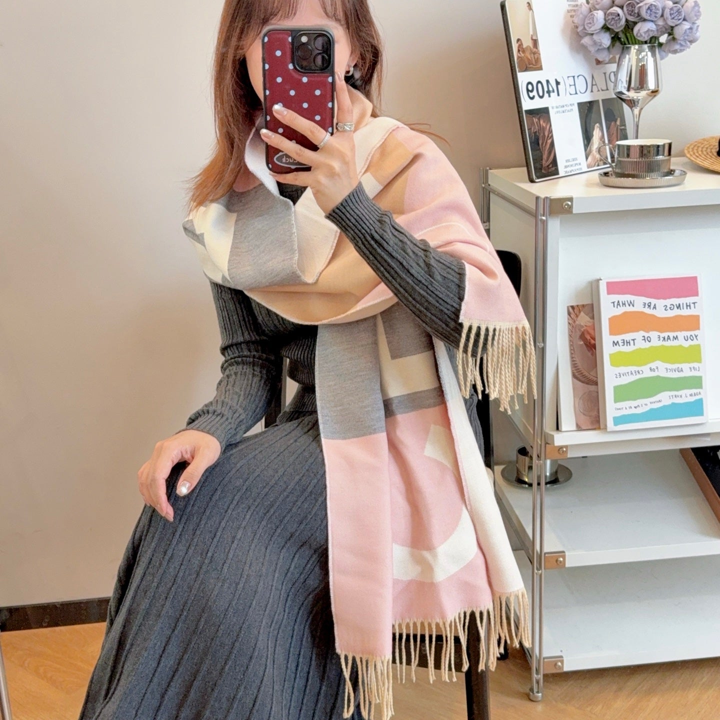 175RC38WDE Stylish Winter Scarves