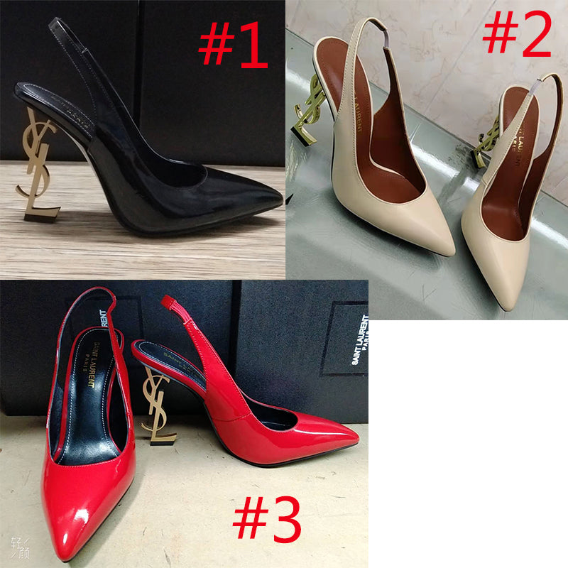 2XSL154ZDE Stylish leather high heels(10.5cm)