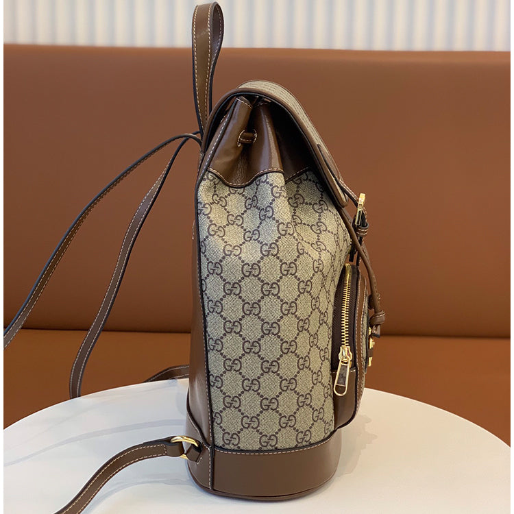 AB021BDE Stylish leather backpacks