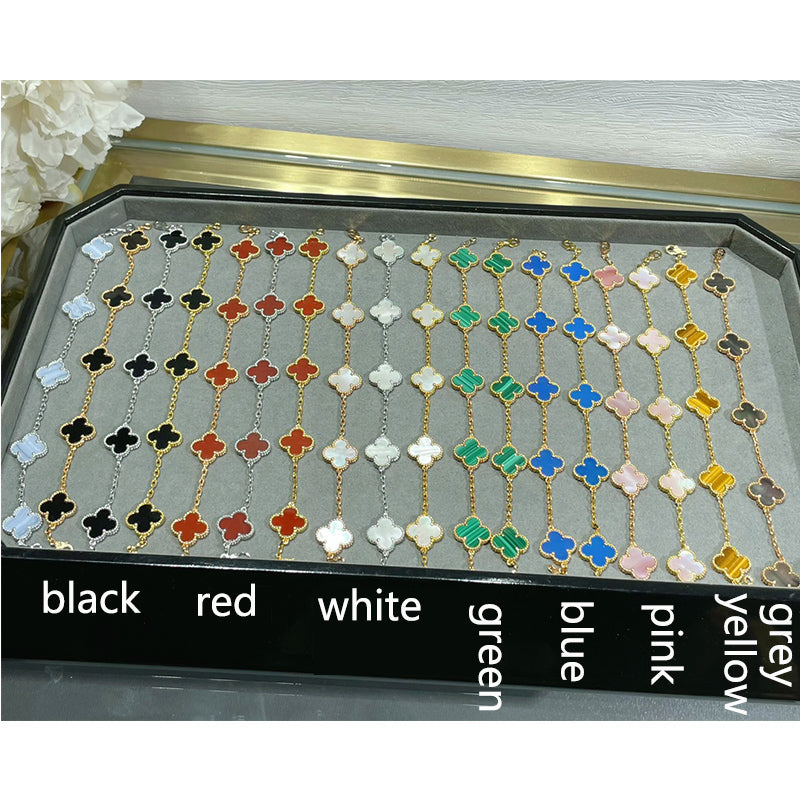 5XVA180KDE Stylish bracelets 5 flowers normal size1.5cm flower