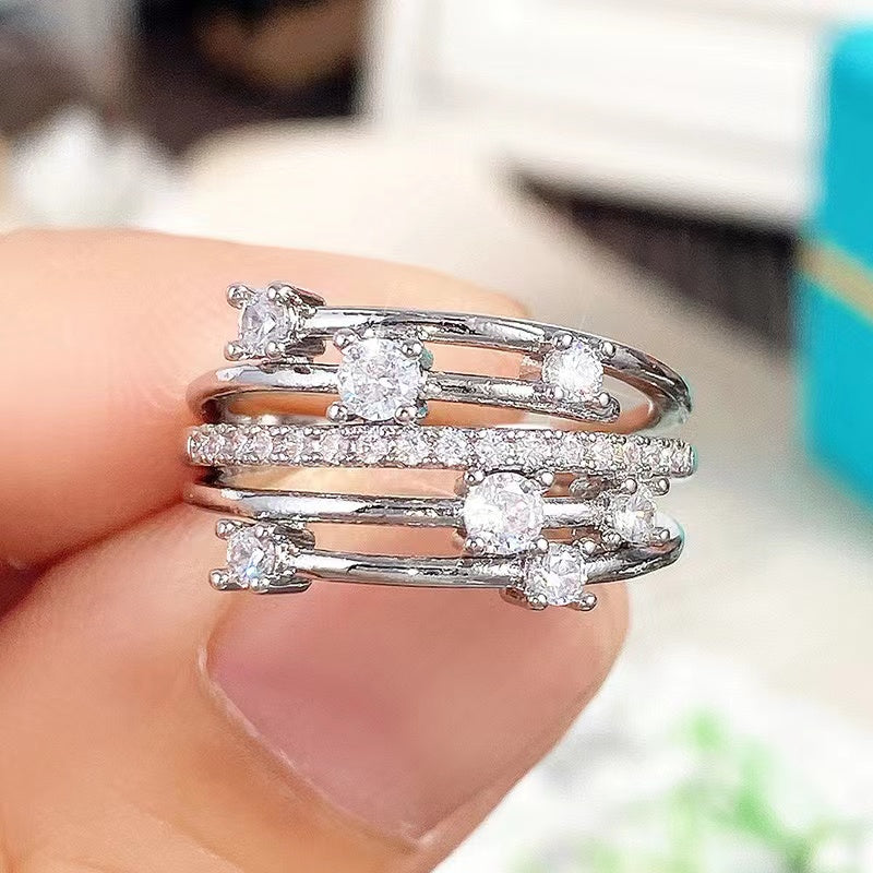 PYA35JDE Stylish Diamond Ring High Quality Wedding Ring