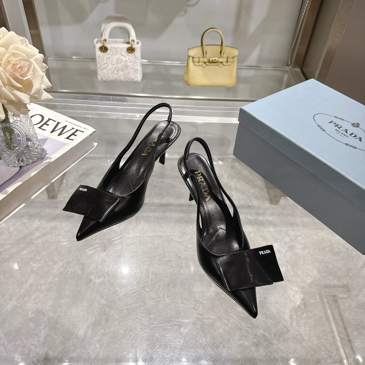255QP41ZDE Stylish leather High heels