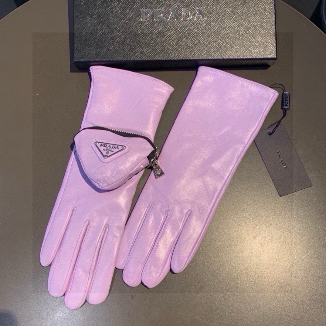 14PD46SDE Stylish sheepskin gloves