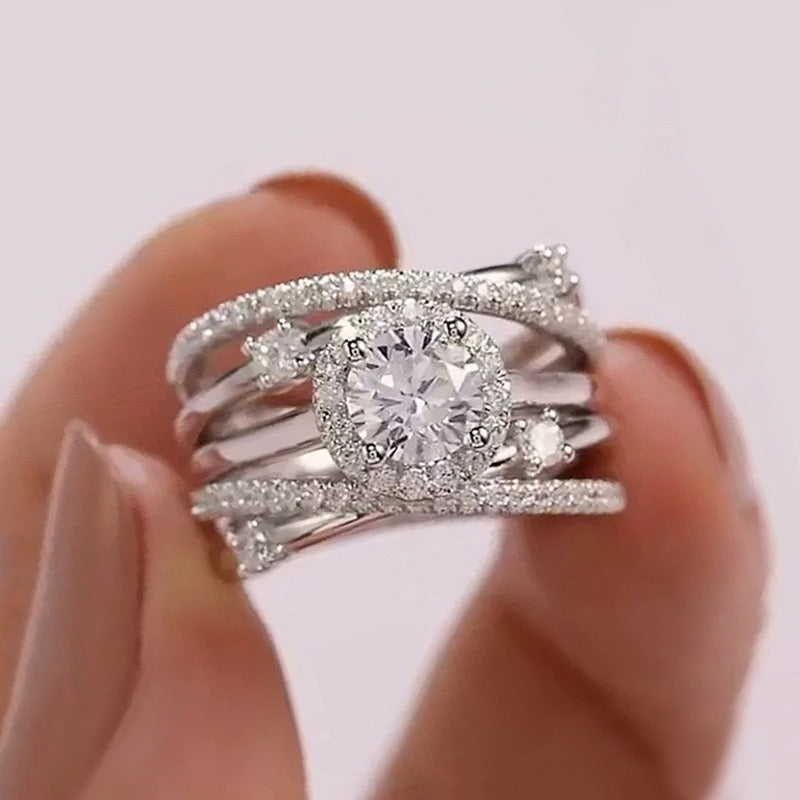 PYA3JDE Stylish Diamond Ring High Quality Wedding Ring