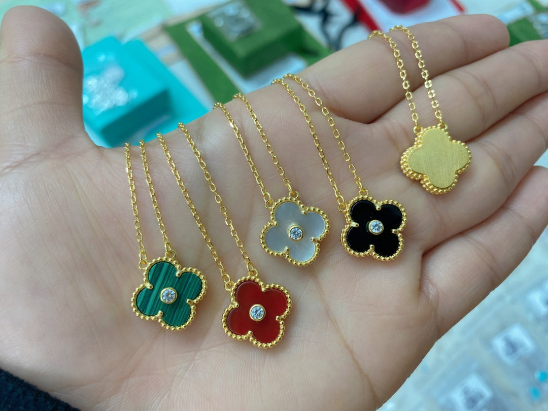 5XVA185XDE Stylish 1 flower necklace