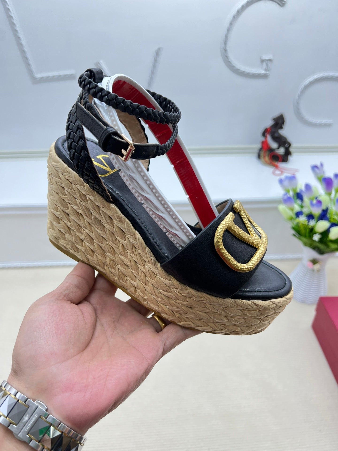 5YVL101ZDE Stylish leather High heels