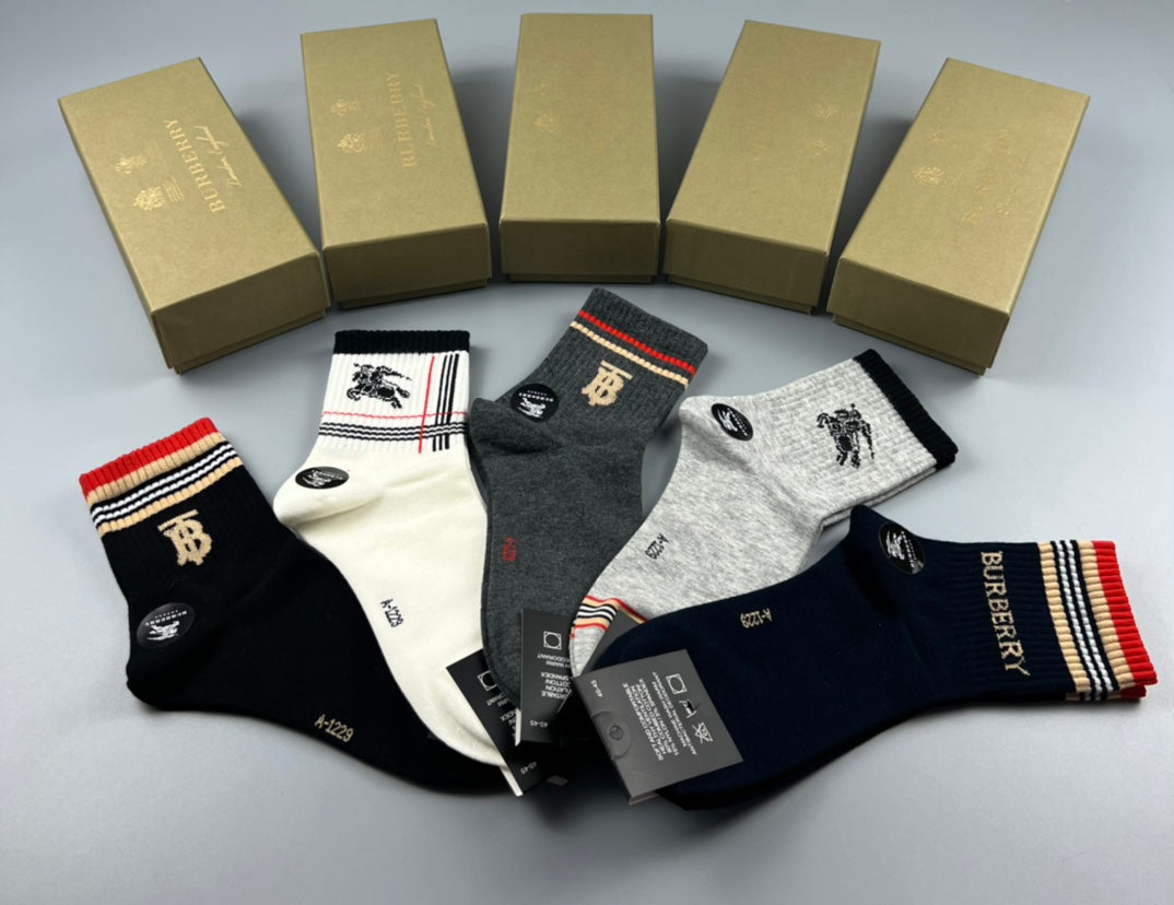 235QR12SDE Stylish socks(5 pairs )