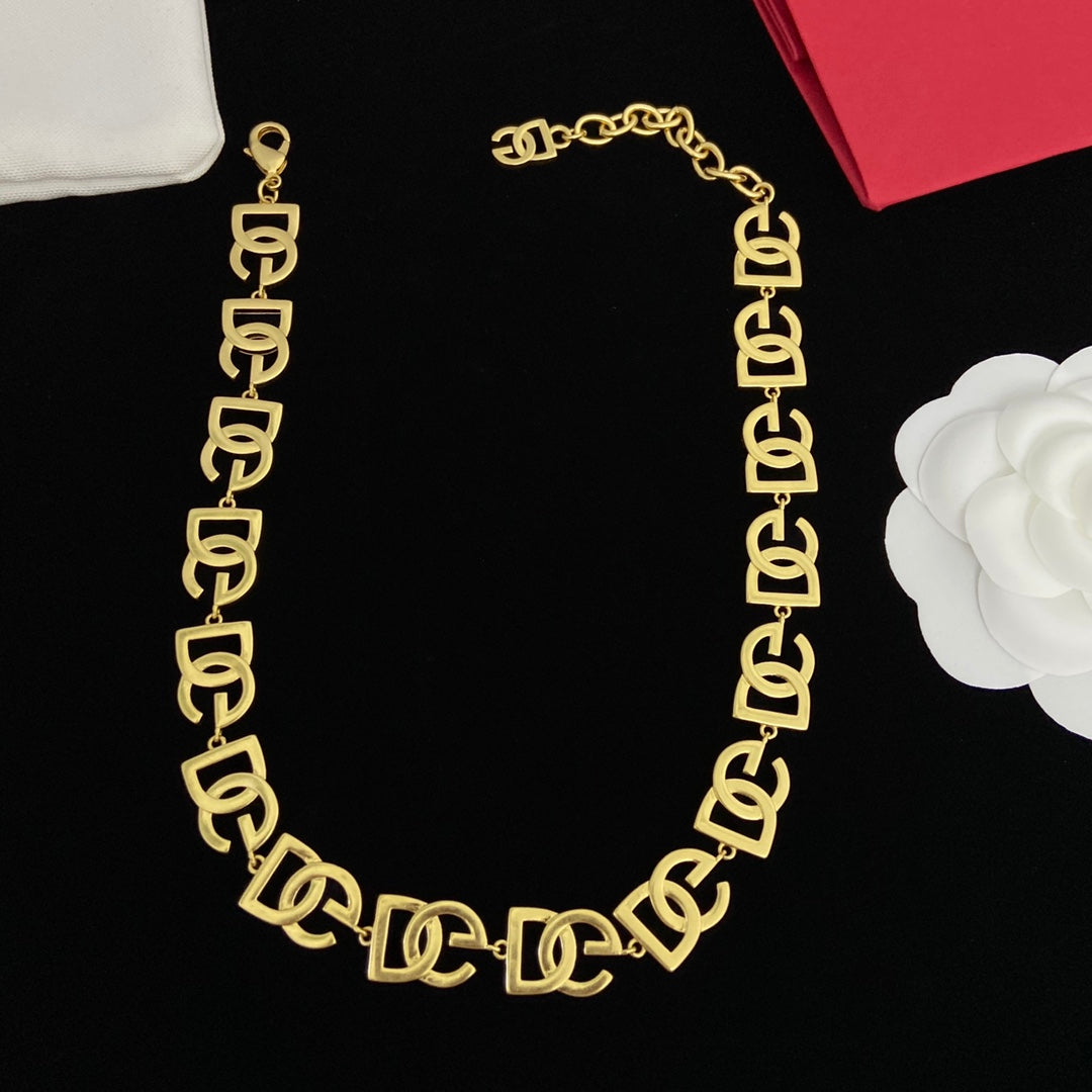 1NA137XDE Stylish necklace earrings