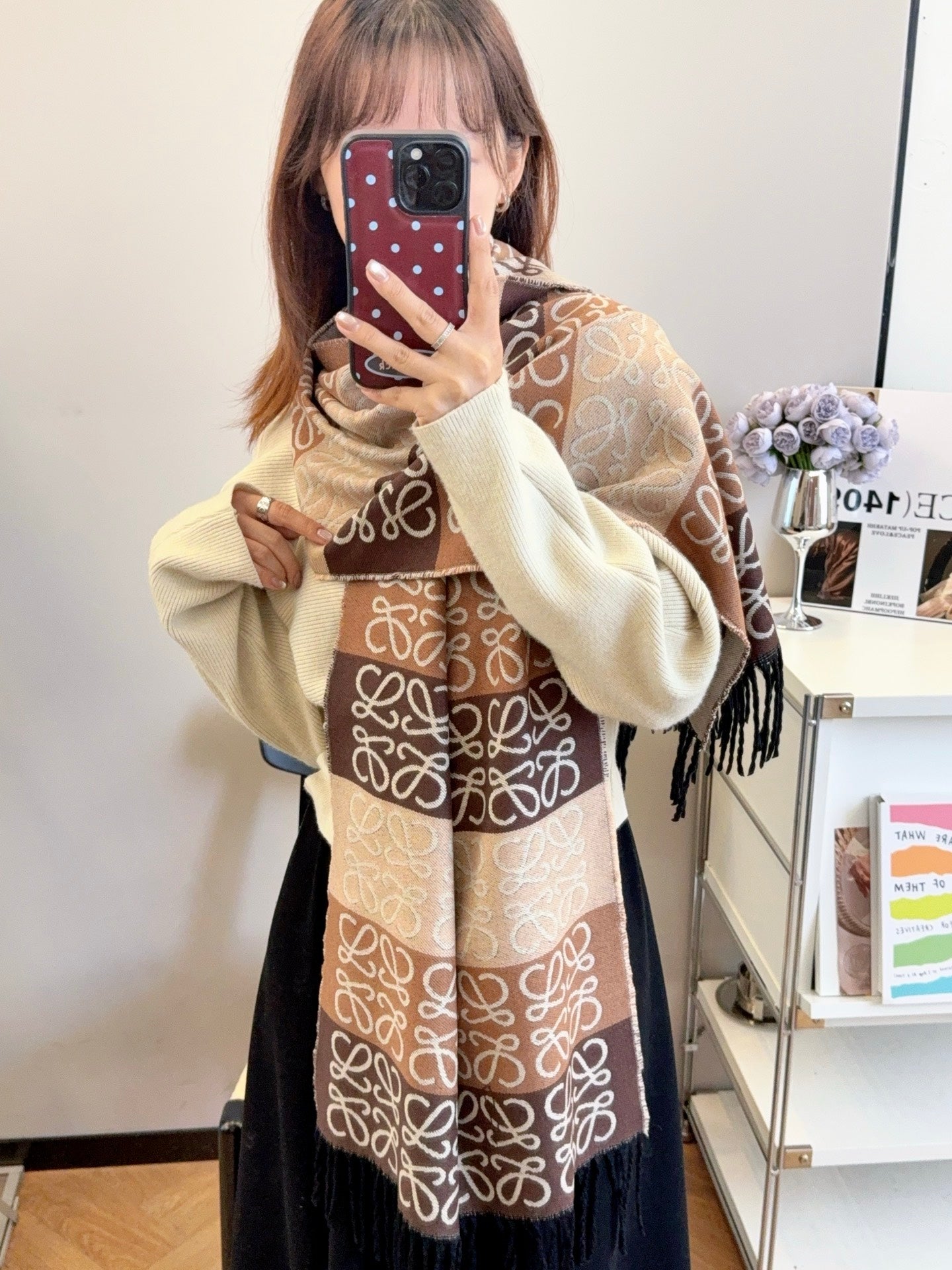 175RA42WDE Stylish Winter Scarves