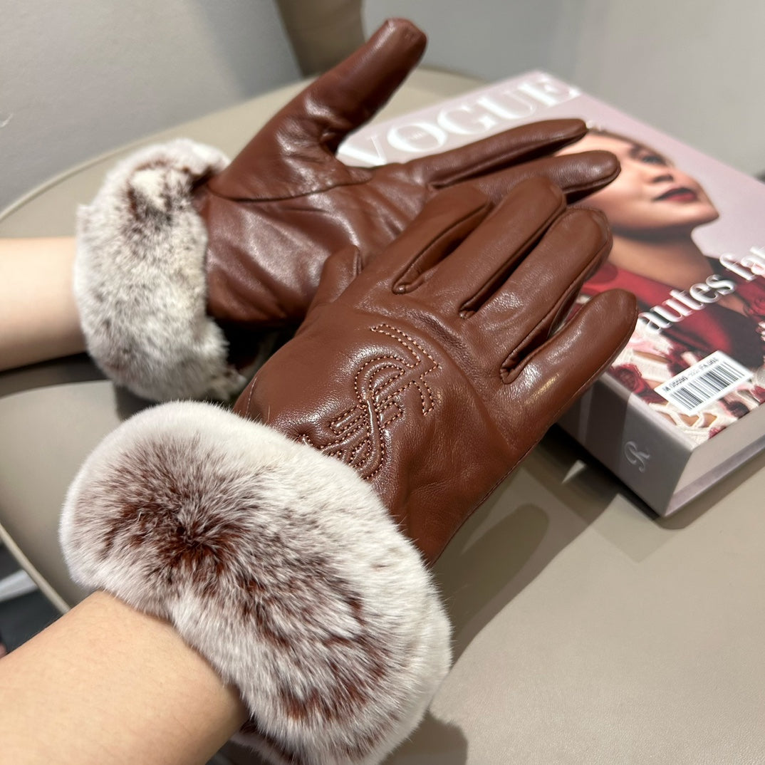 14SL25SDE Stylish Wool gloves