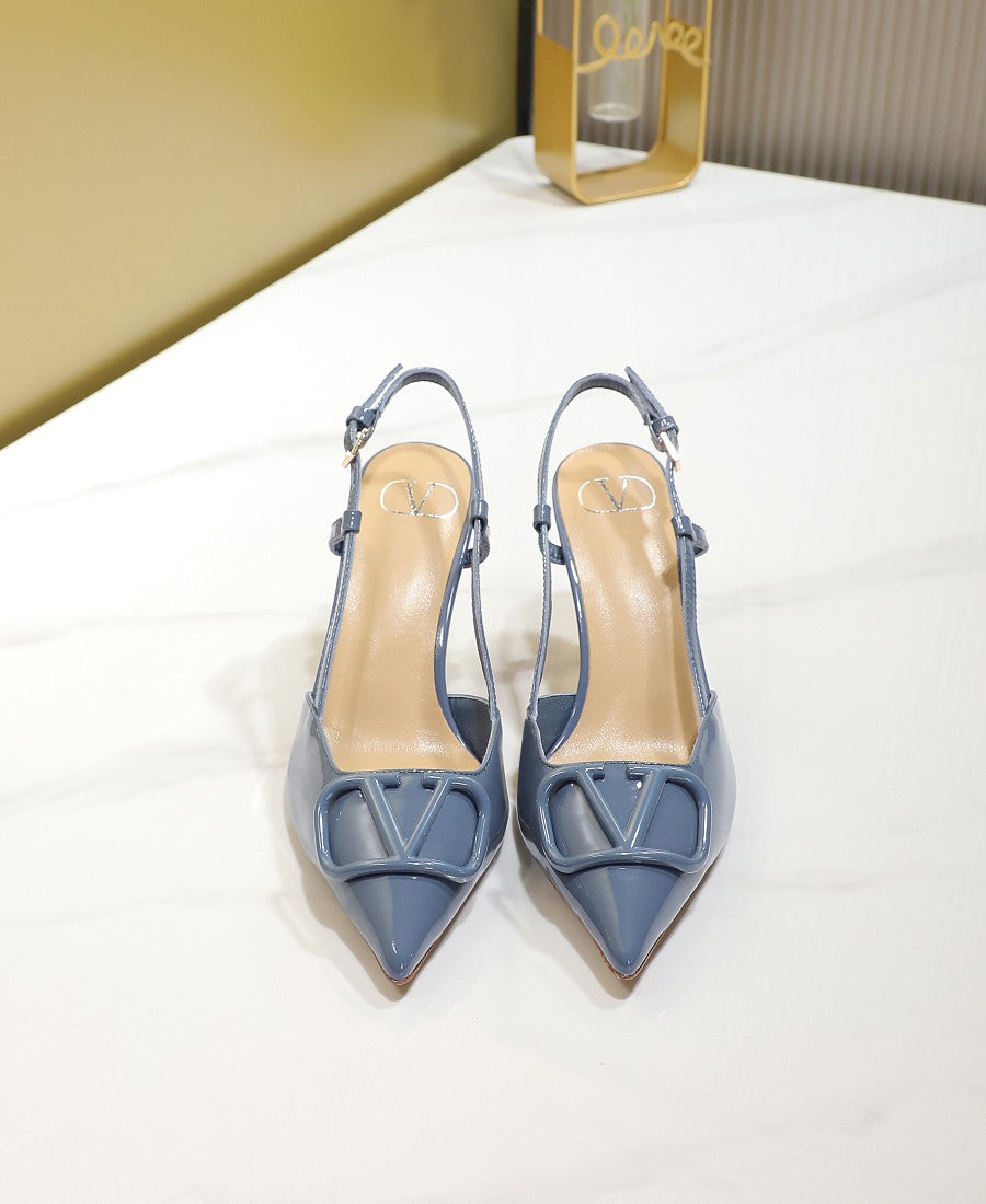245RVL21ZDE Stylish leather High heels
