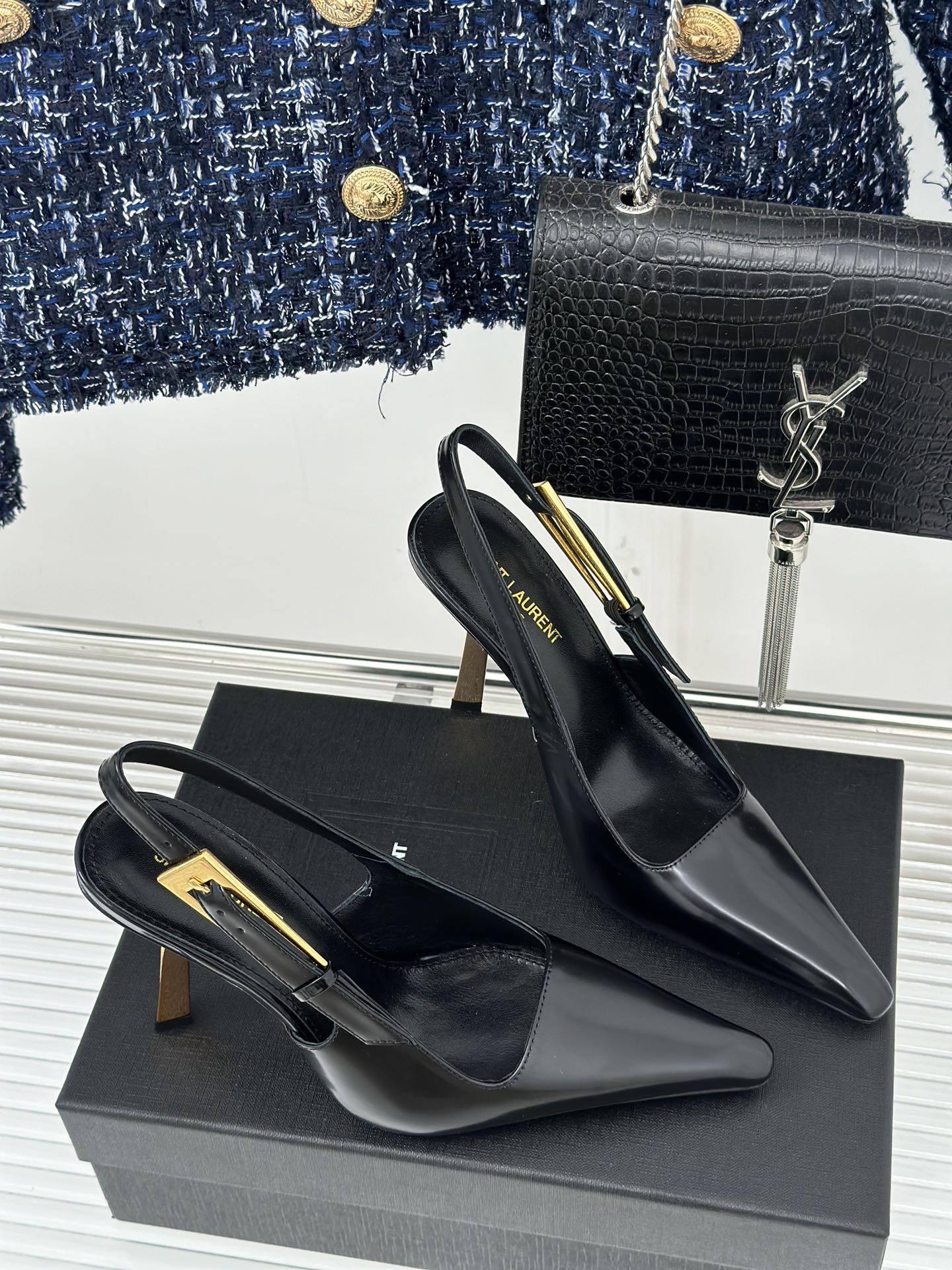 14SL149ZDE Stylish High heels Heel height 7cm 9.5cm