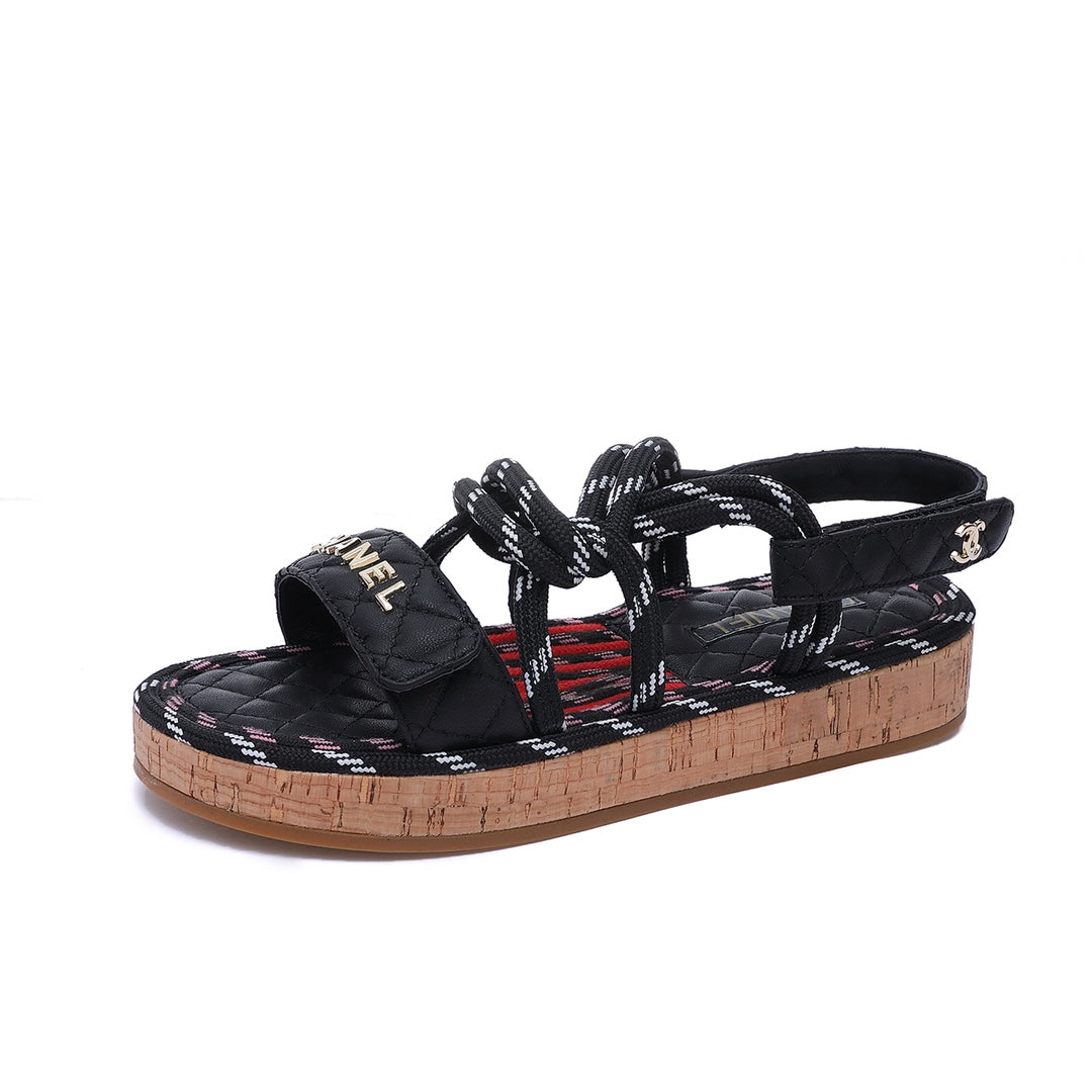 245RC11ZDE Stylish genuine leather sandals