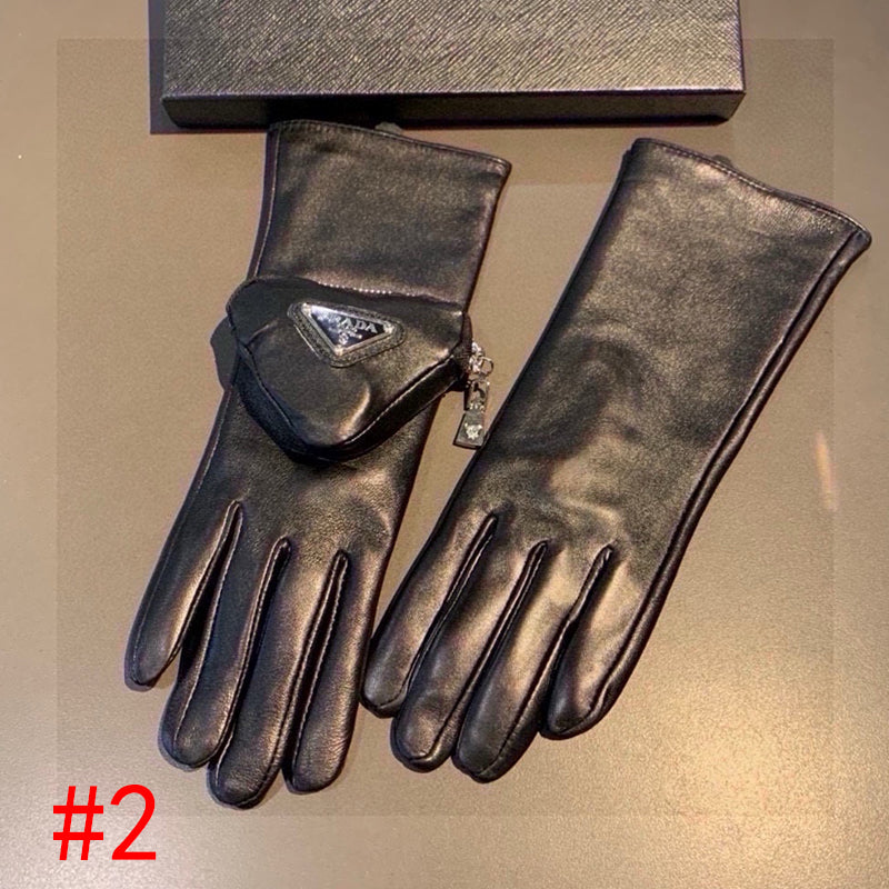 14PD46SDE Stylish sheepskin gloves