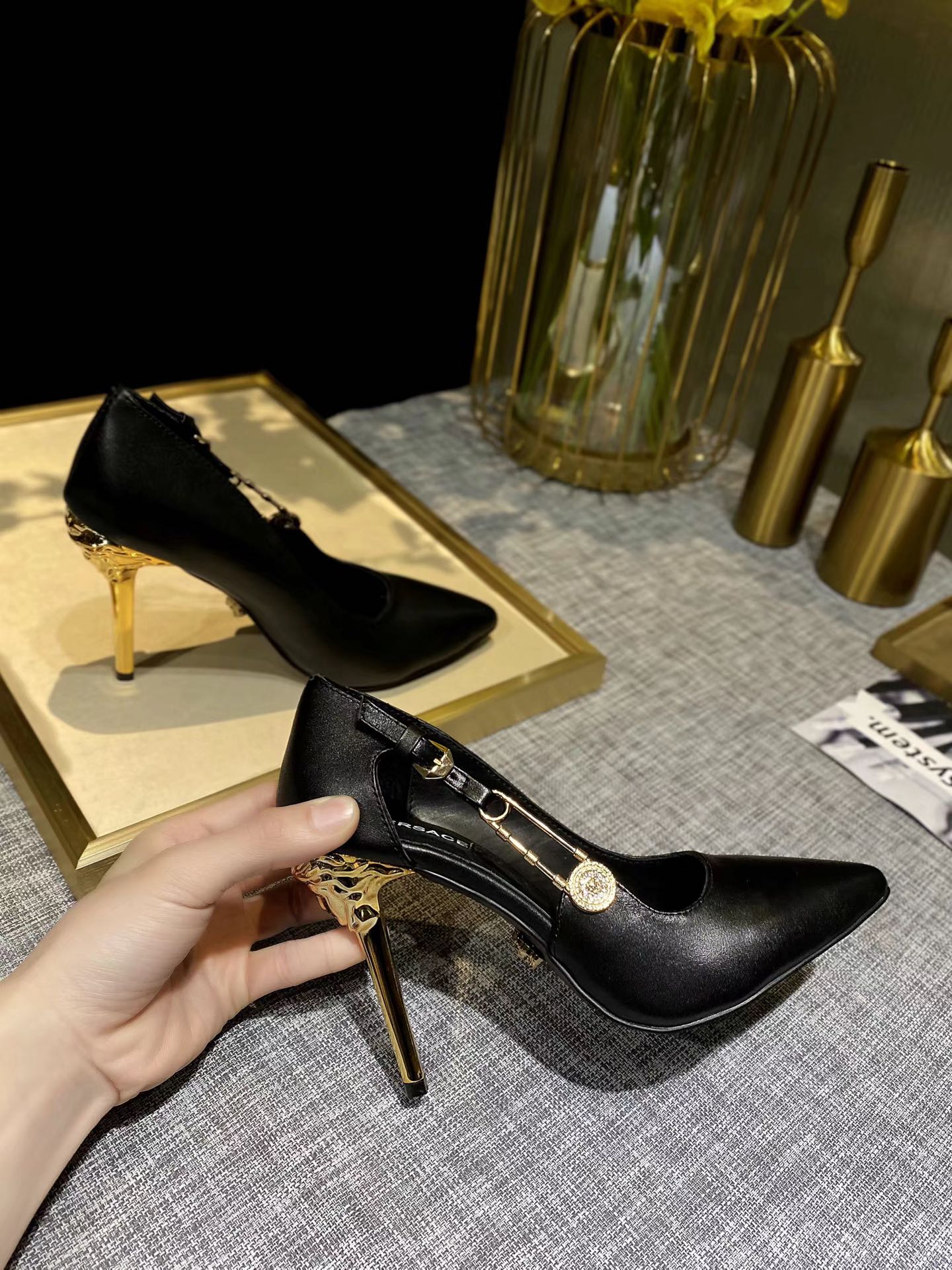 14V167ZDE Stylishsandals Heel height 8cm