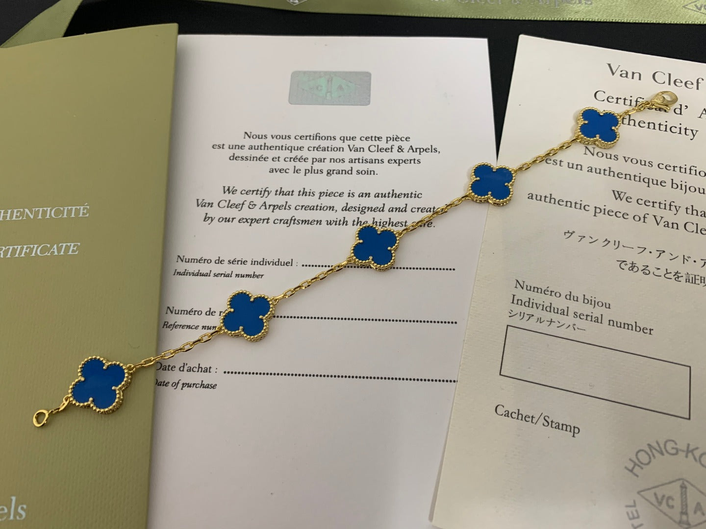 5XVA180KDE Stylish bracelets 5 flowers normal size1.5cm flower