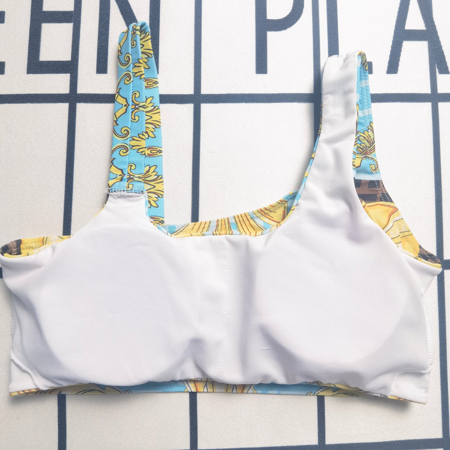 14F126YDE Stylish Long sleeve swimsuit