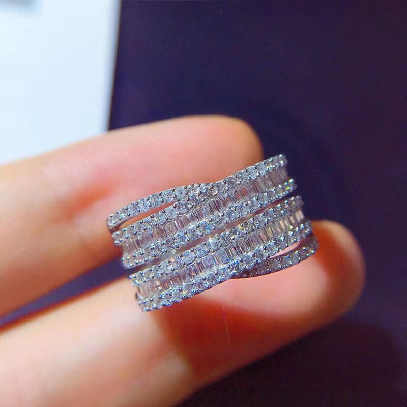 PYA13JDE Stylish Diamond Ring High Quality Wedding Ring